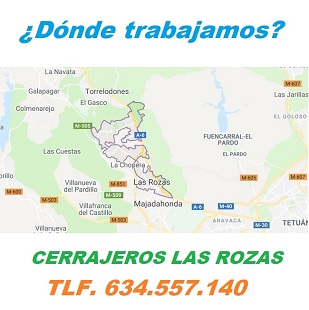 ¿ en que zonas de Las Rozas trabajamos ?